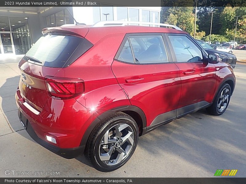 Ultimate Red / Black 2023 Hyundai Venue Limited