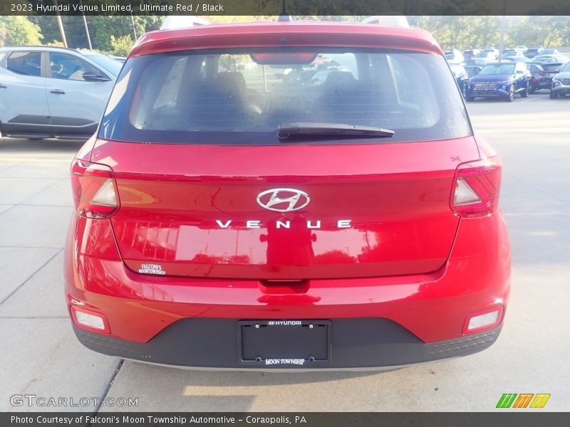 Ultimate Red / Black 2023 Hyundai Venue Limited