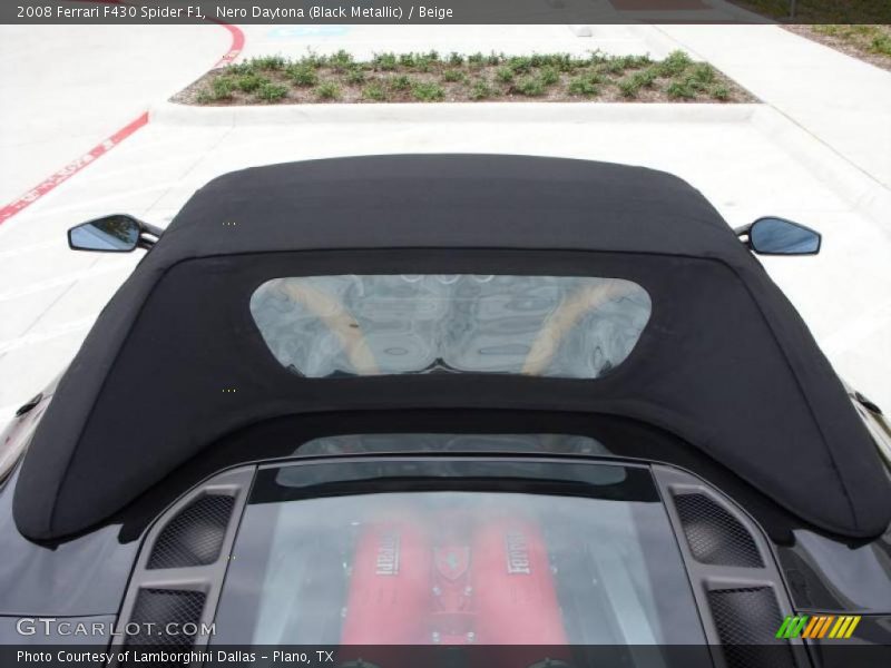 Nero Daytona (Black Metallic) / Beige 2008 Ferrari F430 Spider F1