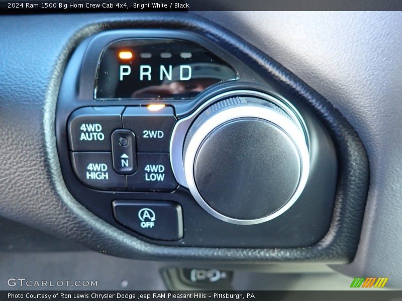 Bright White / Black 2024 Ram 1500 Big Horn Crew Cab 4x4