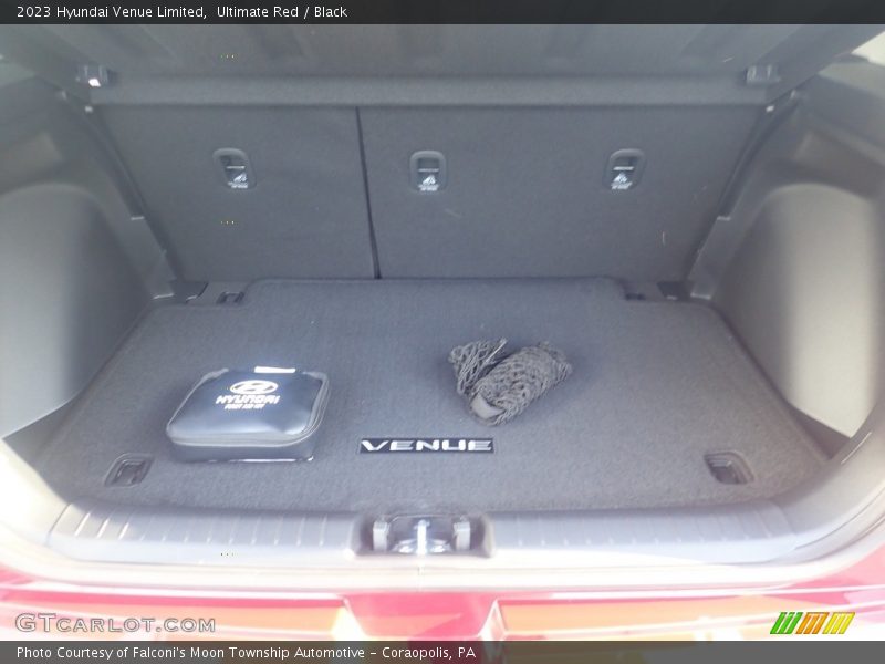 Ultimate Red / Black 2023 Hyundai Venue Limited
