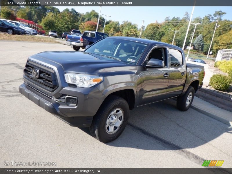 Magnetic Gray Metallic / Cement 2021 Toyota Tacoma SR Double Cab 4x4