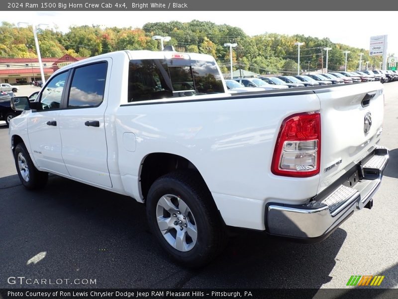 Bright White / Black 2024 Ram 1500 Big Horn Crew Cab 4x4