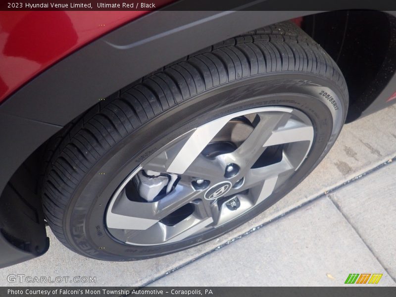Ultimate Red / Black 2023 Hyundai Venue Limited