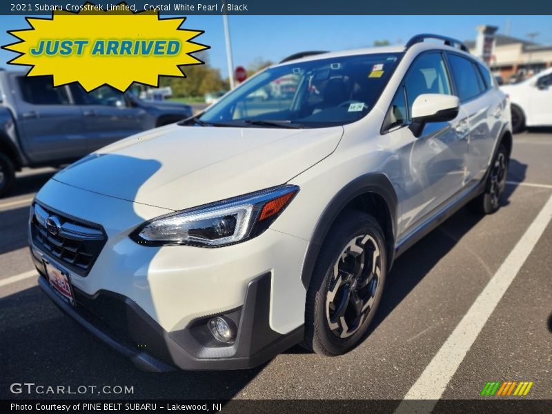 Crystal White Pearl / Black 2021 Subaru Crosstrek Limited