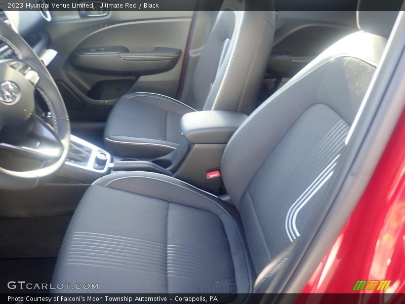 Ultimate Red / Black 2023 Hyundai Venue Limited