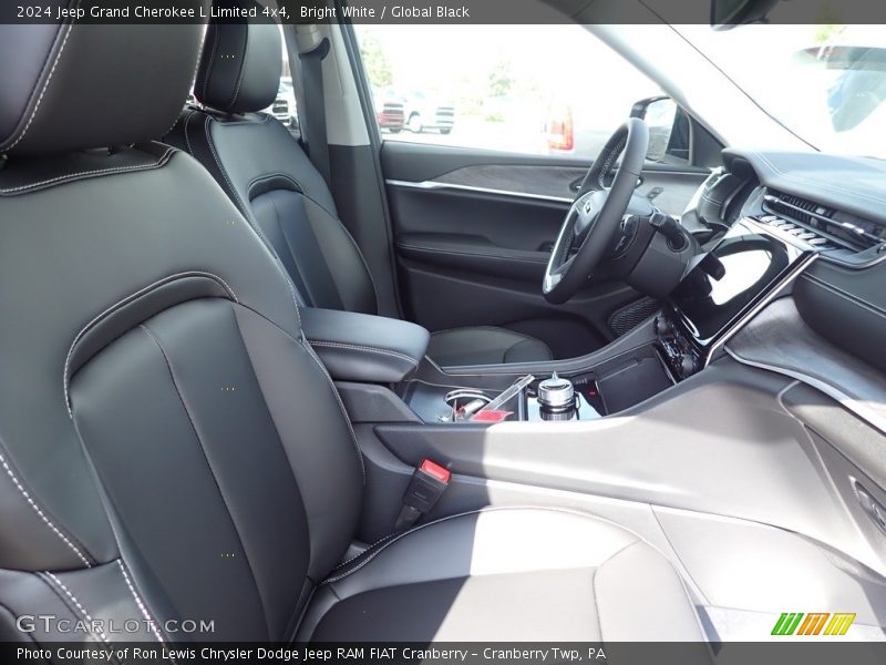 Bright White / Global Black 2024 Jeep Grand Cherokee L Limited 4x4