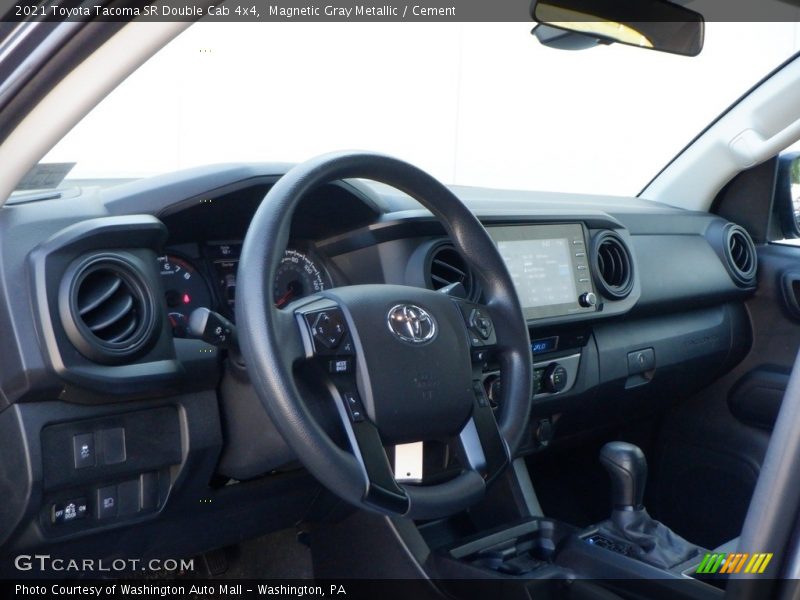 Magnetic Gray Metallic / Cement 2021 Toyota Tacoma SR Double Cab 4x4
