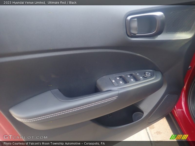 Ultimate Red / Black 2023 Hyundai Venue Limited