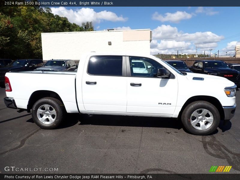 Bright White / Black 2024 Ram 1500 Big Horn Crew Cab 4x4