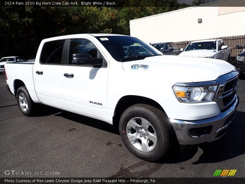 Bright White / Black 2024 Ram 1500 Big Horn Crew Cab 4x4