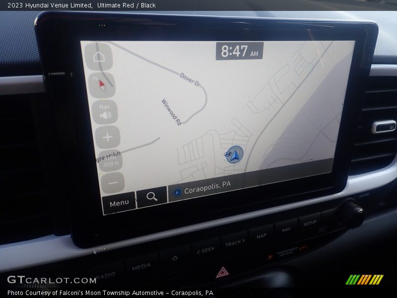 Ultimate Red / Black 2023 Hyundai Venue Limited