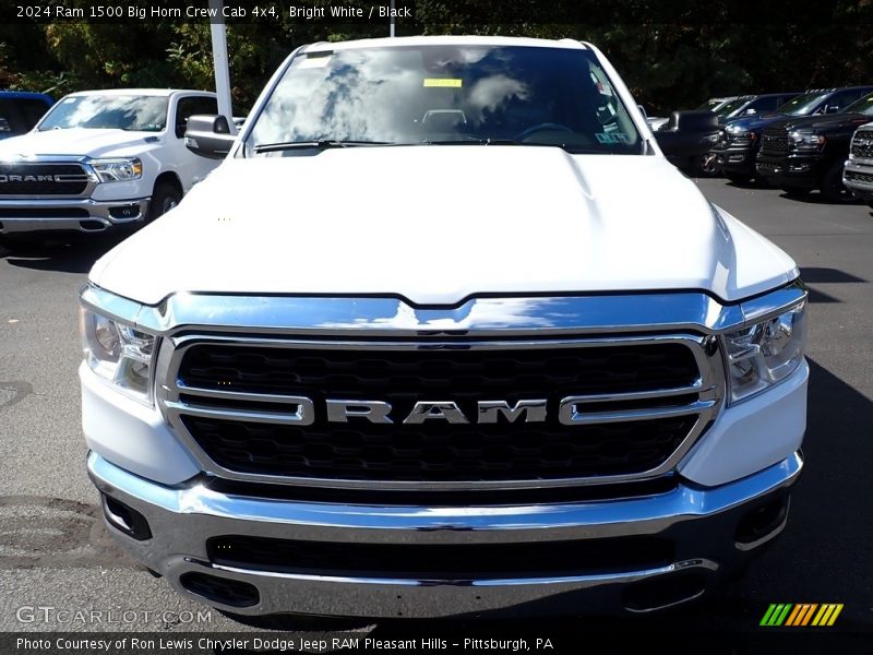 Bright White / Black 2024 Ram 1500 Big Horn Crew Cab 4x4