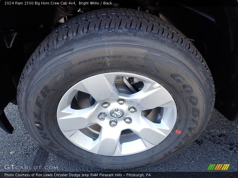 Bright White / Black 2024 Ram 1500 Big Horn Crew Cab 4x4