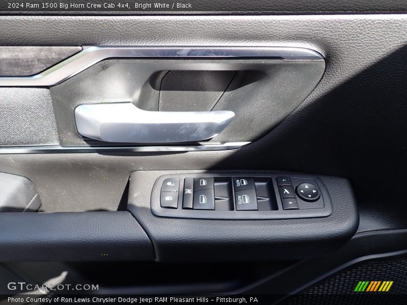 Bright White / Black 2024 Ram 1500 Big Horn Crew Cab 4x4