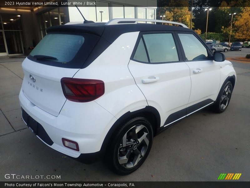 Lunar White / Black 2023 Hyundai Venue Limited