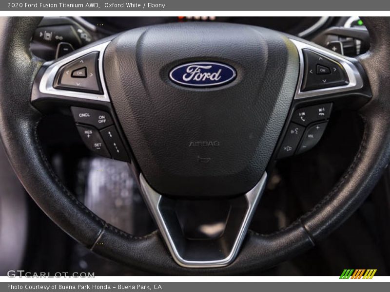  2020 Fusion Titanium AWD Steering Wheel