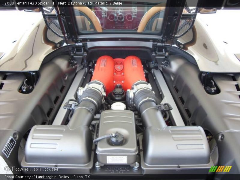 Nero Daytona (Black Metallic) / Beige 2008 Ferrari F430 Spider F1