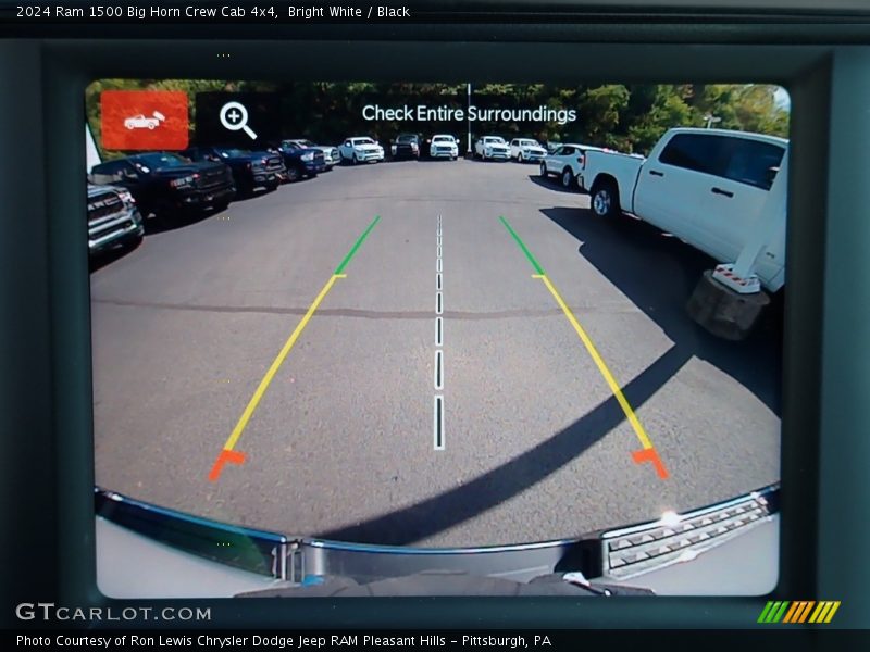 Bright White / Black 2024 Ram 1500 Big Horn Crew Cab 4x4