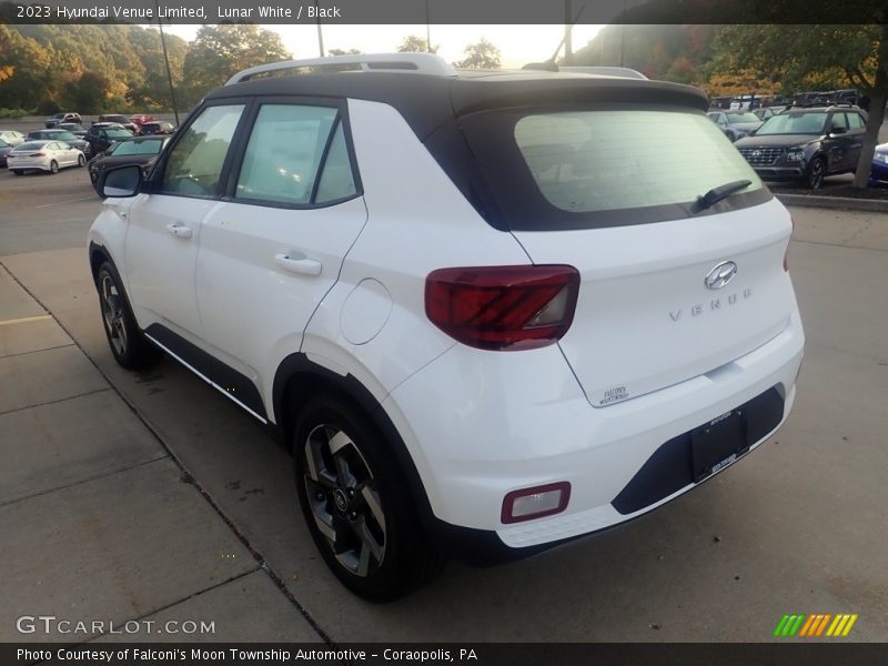 Lunar White / Black 2023 Hyundai Venue Limited