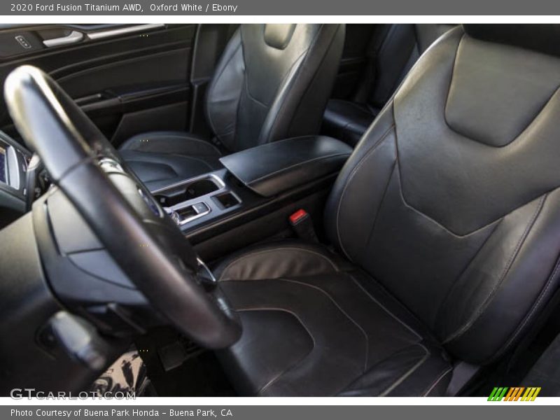Oxford White / Ebony 2020 Ford Fusion Titanium AWD