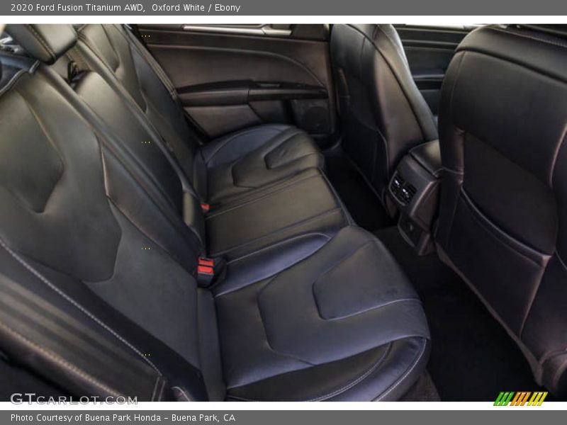 Oxford White / Ebony 2020 Ford Fusion Titanium AWD