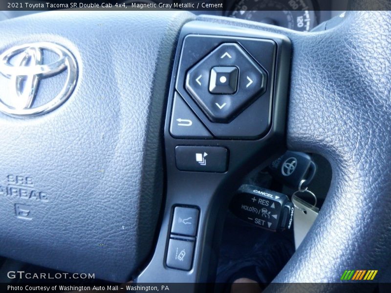 Magnetic Gray Metallic / Cement 2021 Toyota Tacoma SR Double Cab 4x4