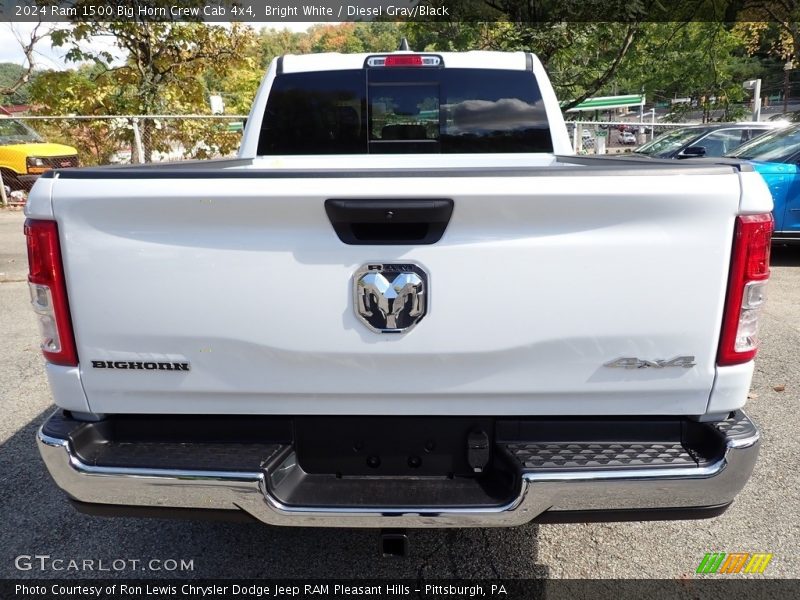 Bright White / Diesel Gray/Black 2024 Ram 1500 Big Horn Crew Cab 4x4