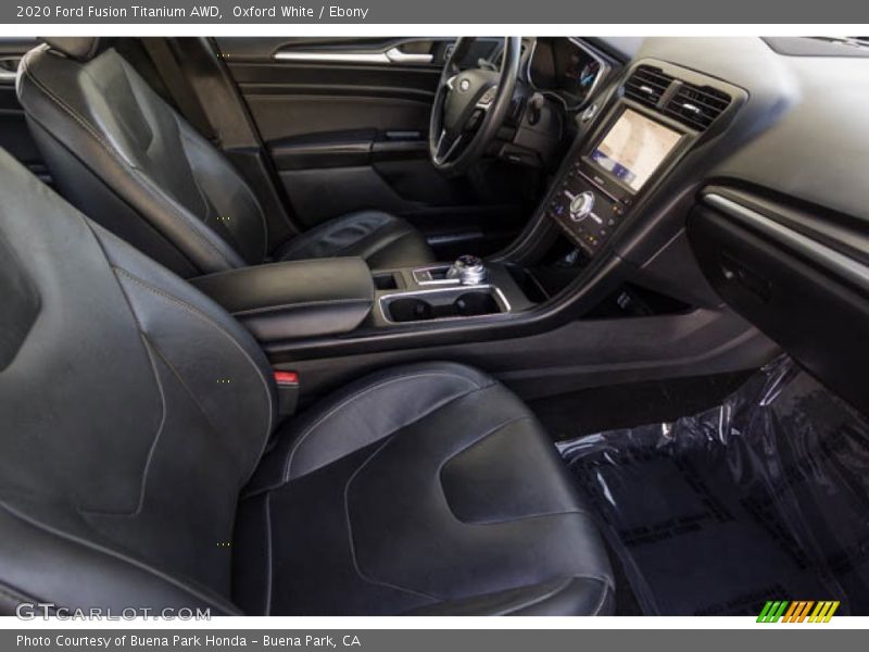 Oxford White / Ebony 2020 Ford Fusion Titanium AWD