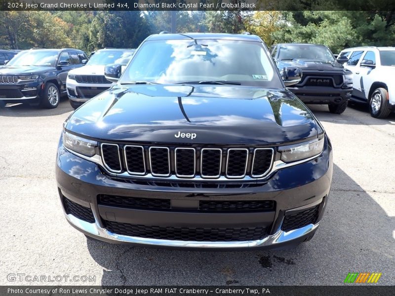 Diamond Black Crystal Pearl / Global Black 2024 Jeep Grand Cherokee L Limited 4x4