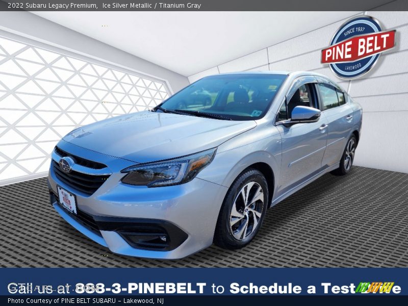 Ice Silver Metallic / Titanium Gray 2022 Subaru Legacy Premium