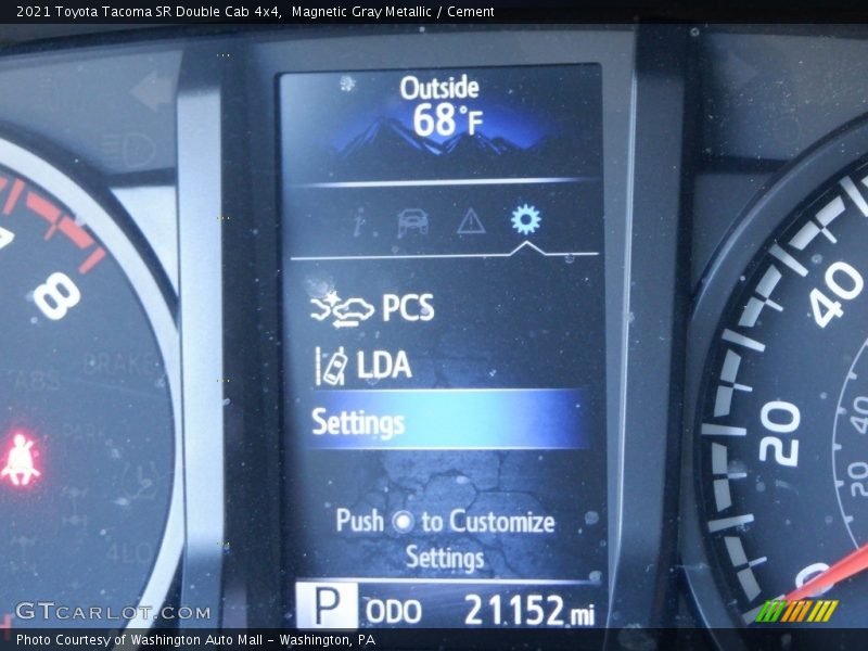 Magnetic Gray Metallic / Cement 2021 Toyota Tacoma SR Double Cab 4x4