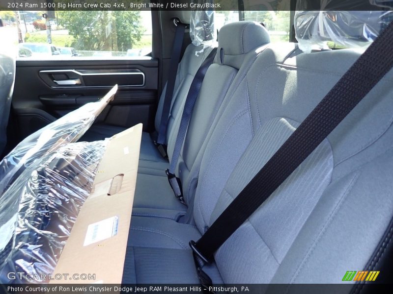 Bright White / Diesel Gray/Black 2024 Ram 1500 Big Horn Crew Cab 4x4