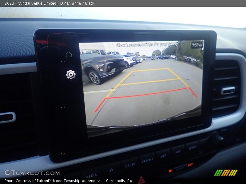 Lunar White / Black 2023 Hyundai Venue Limited