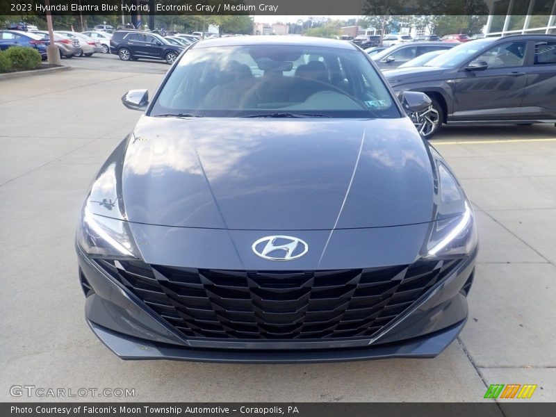  2023 Elantra Blue Hybrid Ecotronic Gray