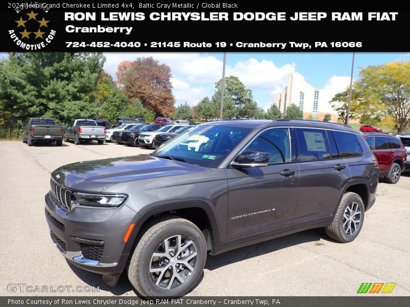 Baltic Gray Metallic / Global Black 2024 Jeep Grand Cherokee L Limited 4x4