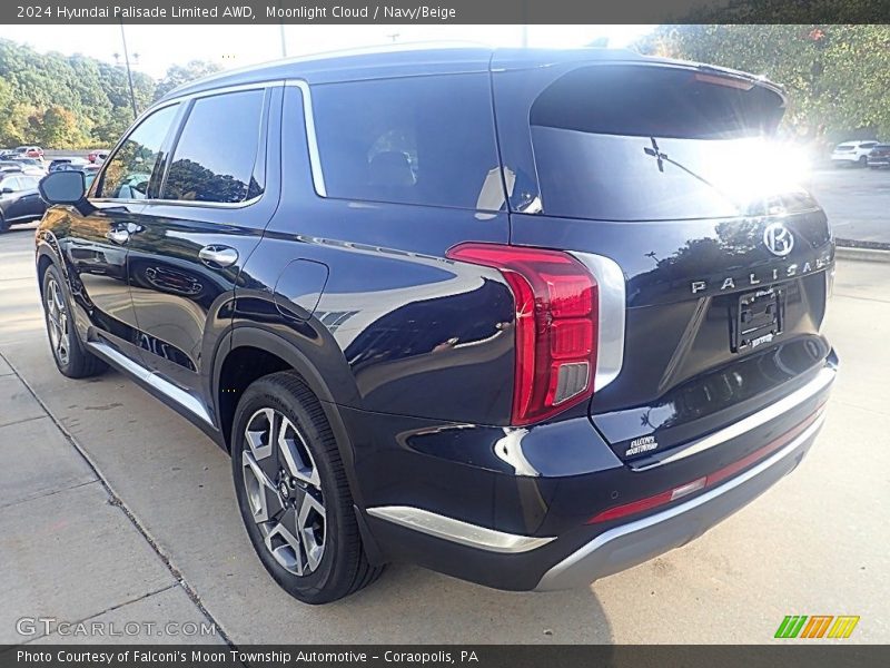 Moonlight Cloud / Navy/Beige 2024 Hyundai Palisade Limited AWD