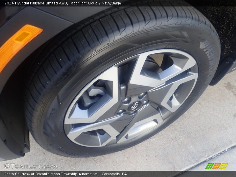 Moonlight Cloud / Navy/Beige 2024 Hyundai Palisade Limited AWD