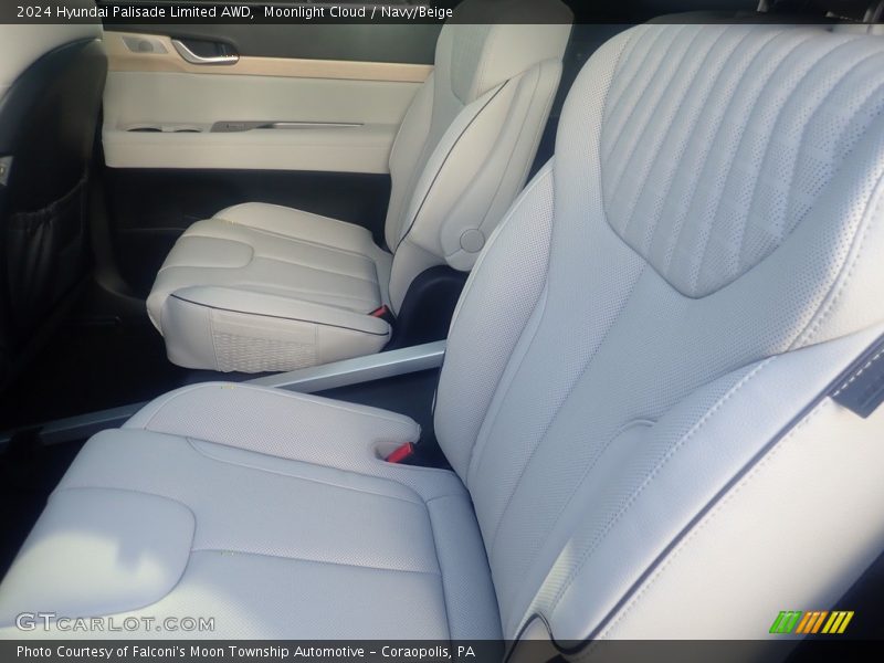 Moonlight Cloud / Navy/Beige 2024 Hyundai Palisade Limited AWD