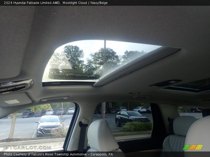Moonlight Cloud / Navy/Beige 2024 Hyundai Palisade Limited AWD
