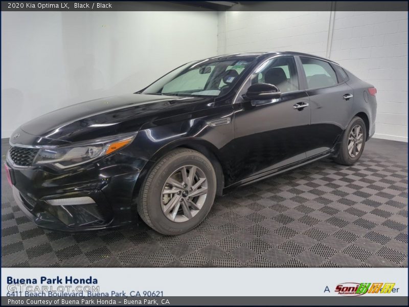 Black / Black 2020 Kia Optima LX