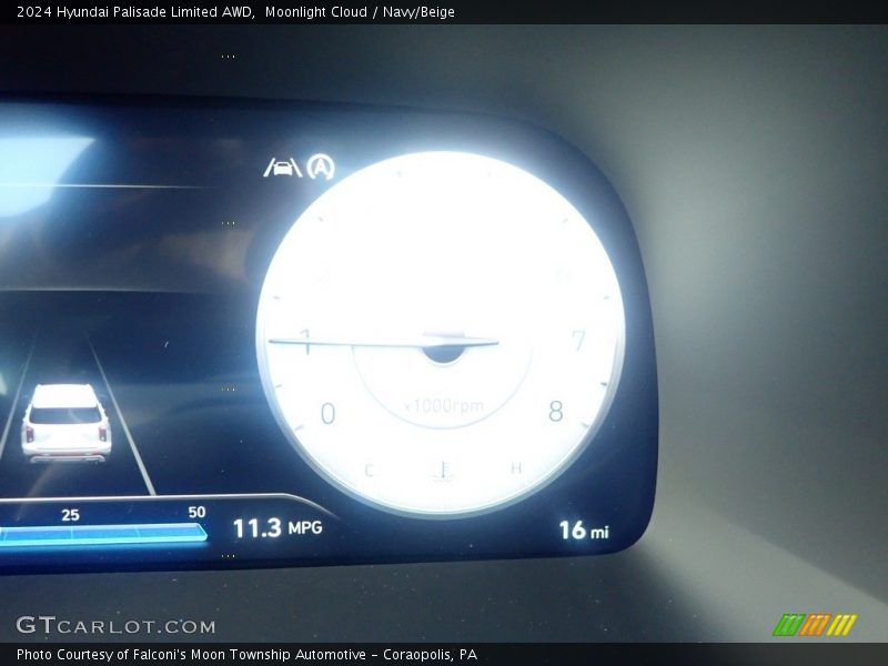 Moonlight Cloud / Navy/Beige 2024 Hyundai Palisade Limited AWD