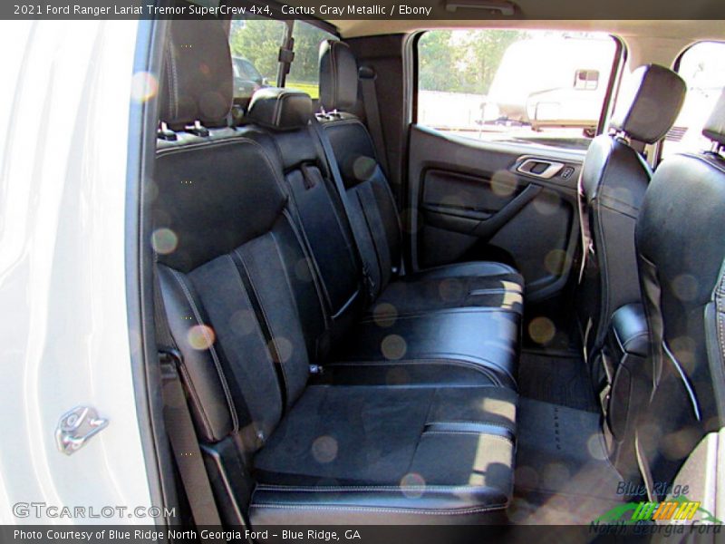 Rear Seat of 2021 Ranger Lariat Tremor SuperCrew 4x4