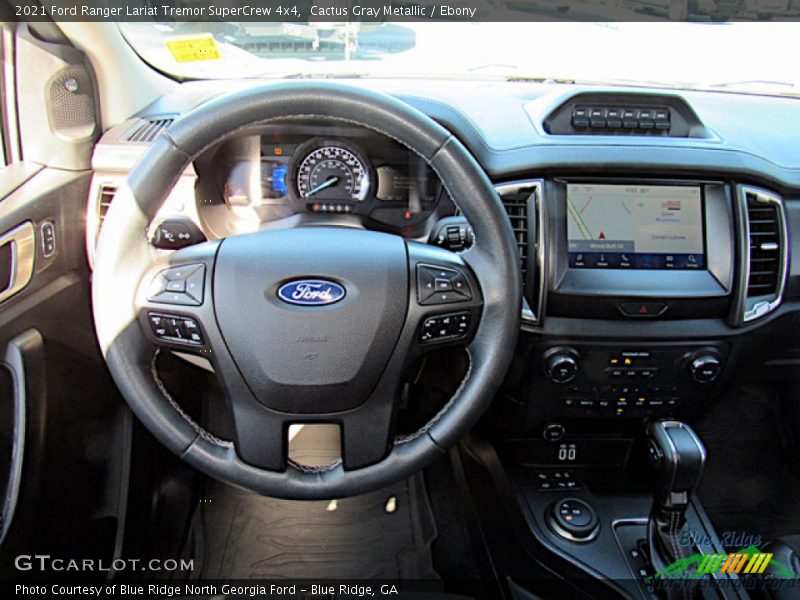 Dashboard of 2021 Ranger Lariat Tremor SuperCrew 4x4