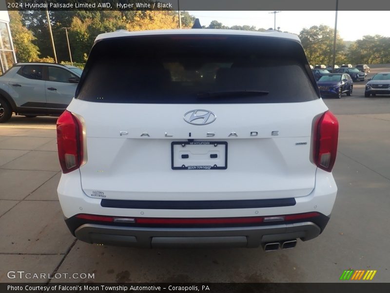 Hyper White / Black 2024 Hyundai Palisade Limited AWD
