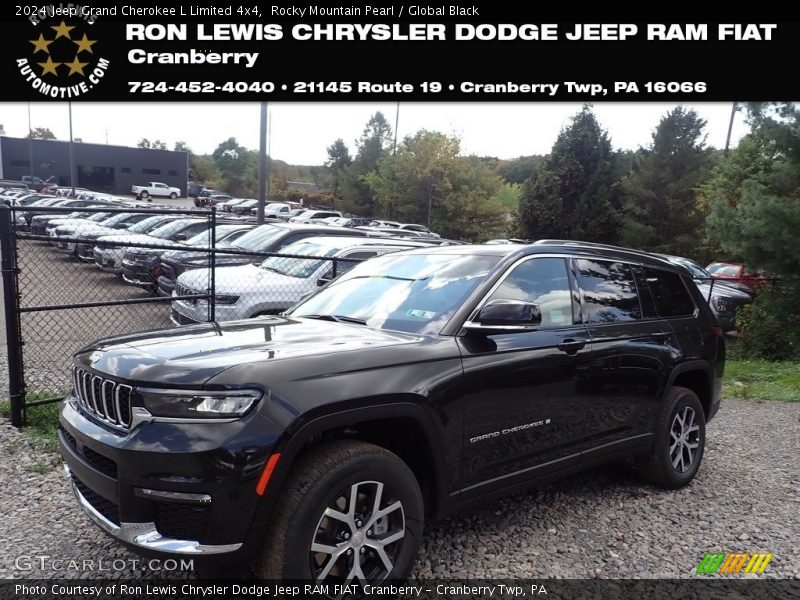Rocky Mountain Pearl / Global Black 2024 Jeep Grand Cherokee L Limited 4x4