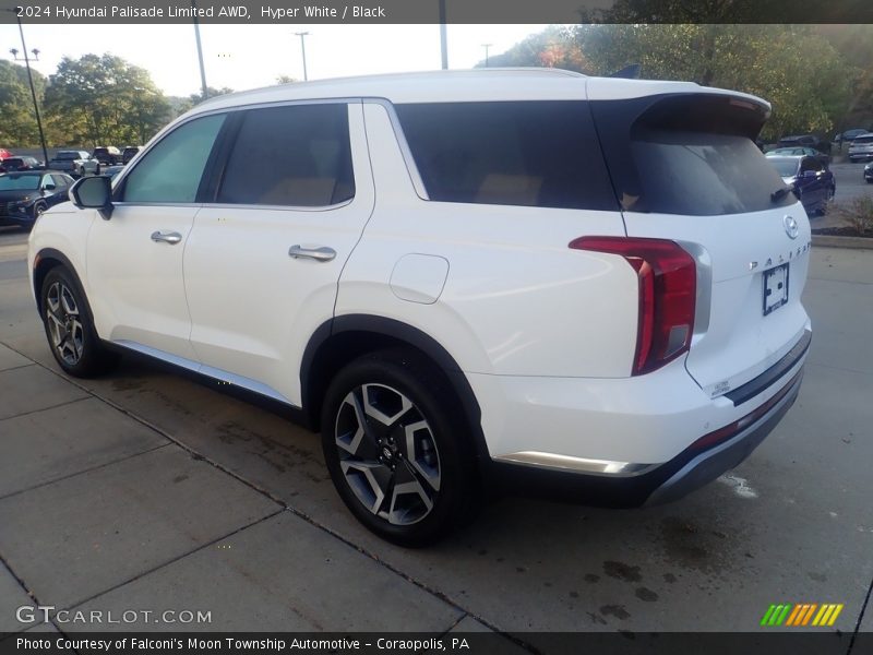 Hyper White / Black 2024 Hyundai Palisade Limited AWD
