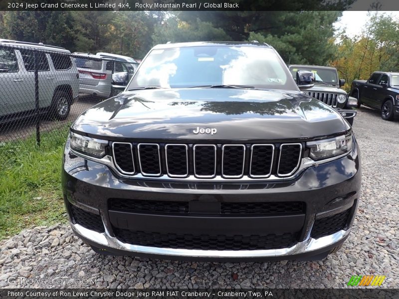 Rocky Mountain Pearl / Global Black 2024 Jeep Grand Cherokee L Limited 4x4