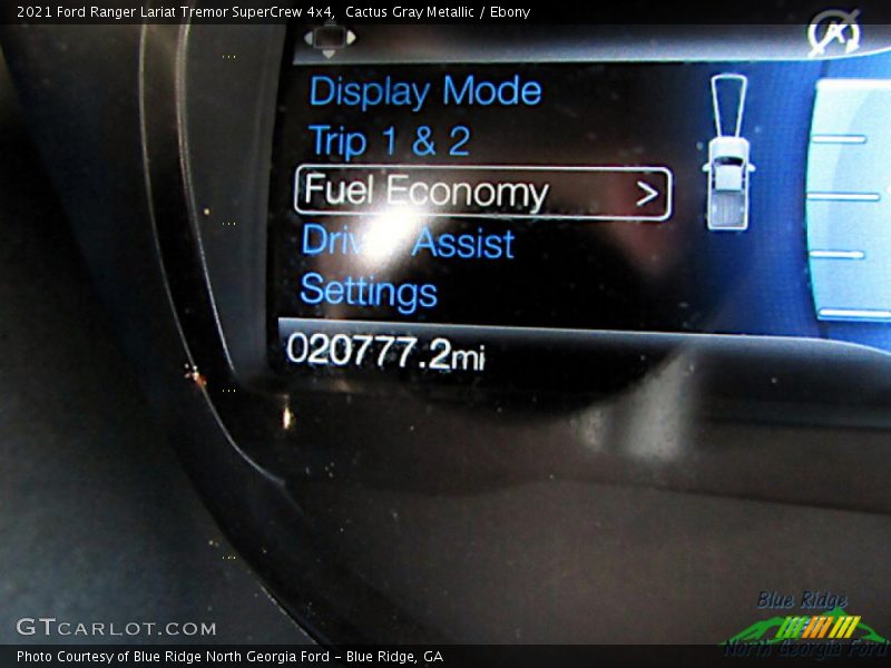 Cactus Gray Metallic / Ebony 2021 Ford Ranger Lariat Tremor SuperCrew 4x4