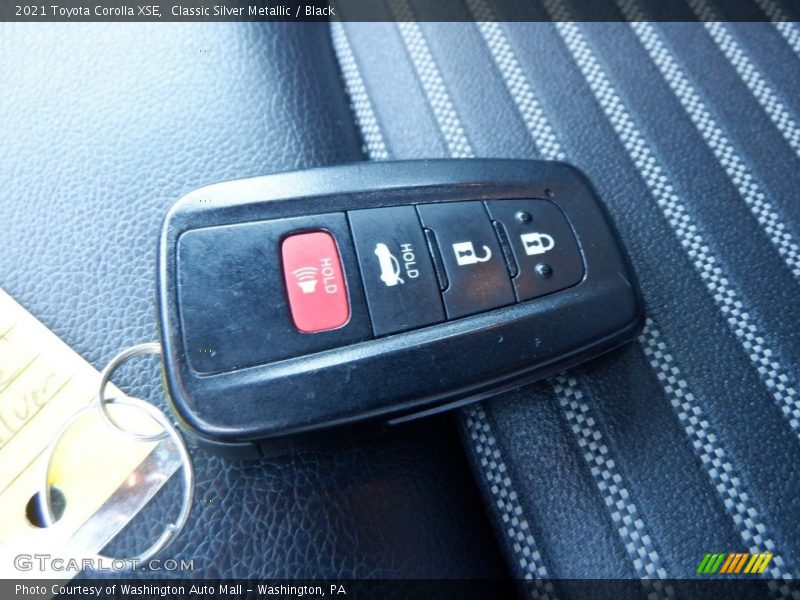 Keys of 2021 Corolla XSE